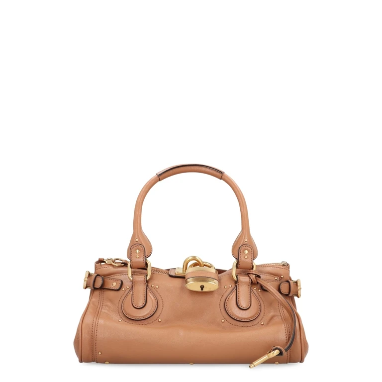 Chloé Camel Leather Paddington Shoulder Bag