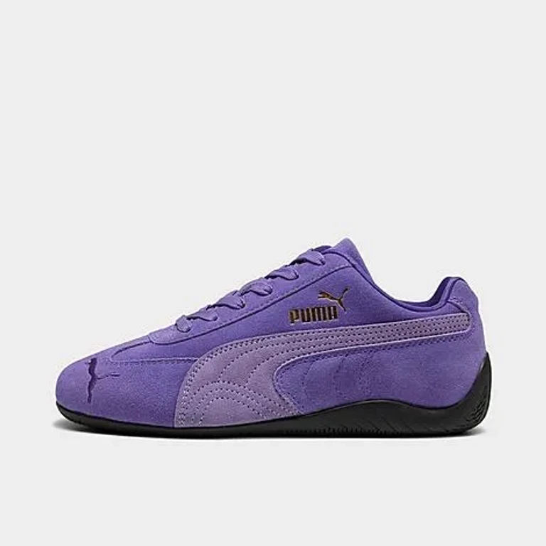 Big Kids Puma Speedcat OG Casual Shoes in New Navy/Puma White Size: 4.0