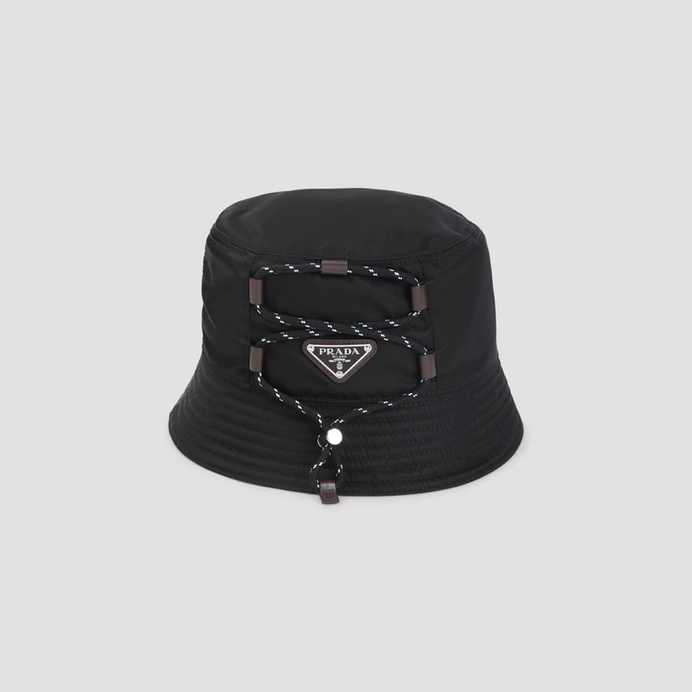 Prada Re-Nylon Hat Black Polyamide - Men