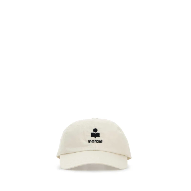 Isabel Marant Ivory Cotton Tomas Baseball Cap