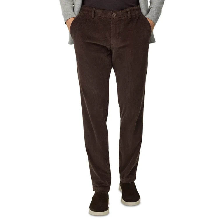 Boggi Milano Slim Fit Stretch Garment Dyed Pants