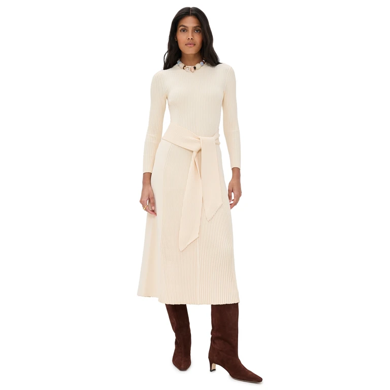 Shoshanna Sam Dress Cream S