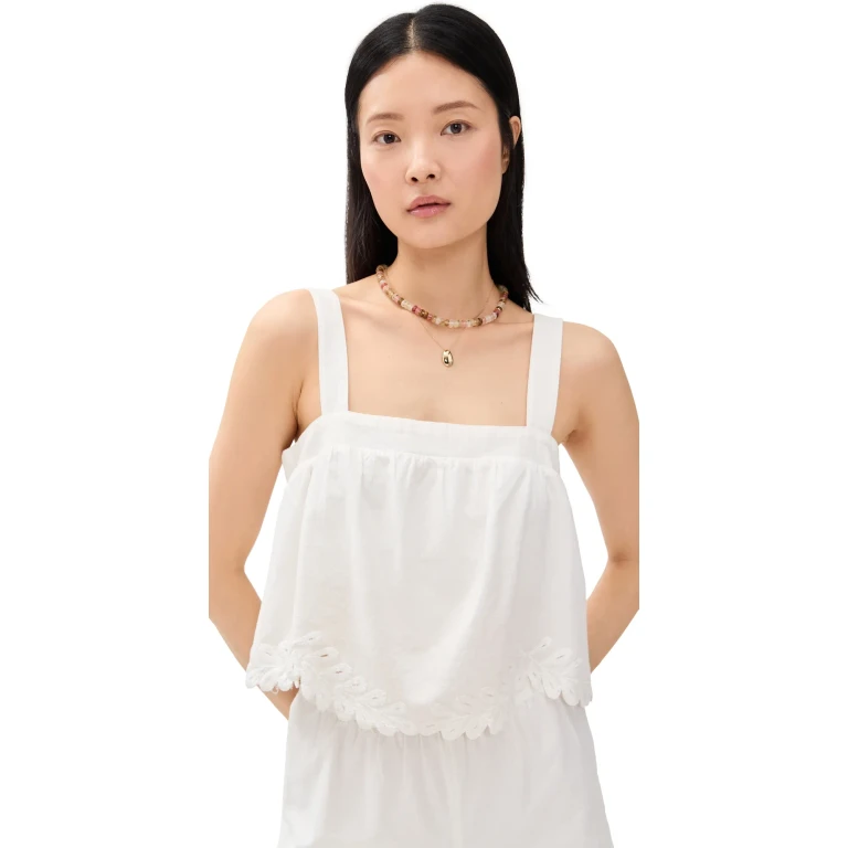 Z Supply Annecy Top White L