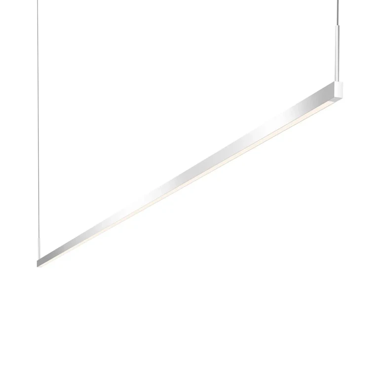 Thin-Line 5" Pendant Light in Bright Satin Aluminum