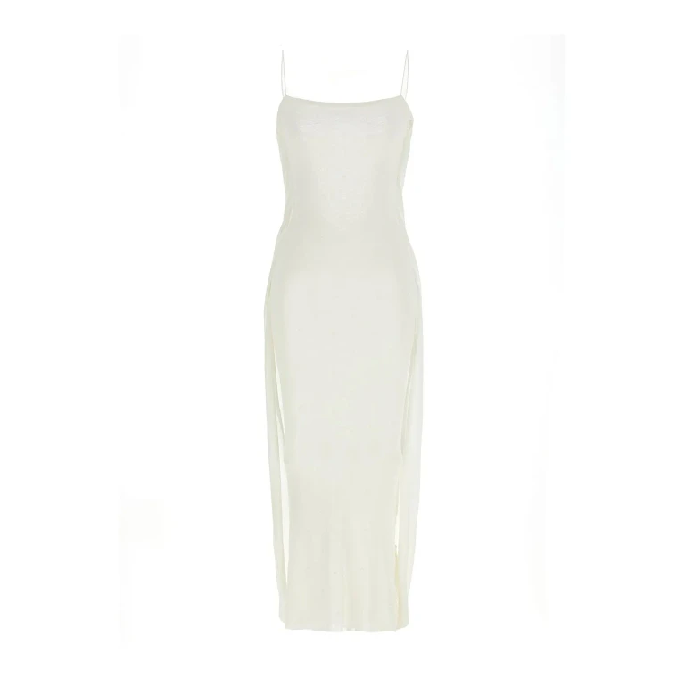 Jacquemus Robe Au Genou - Blanc