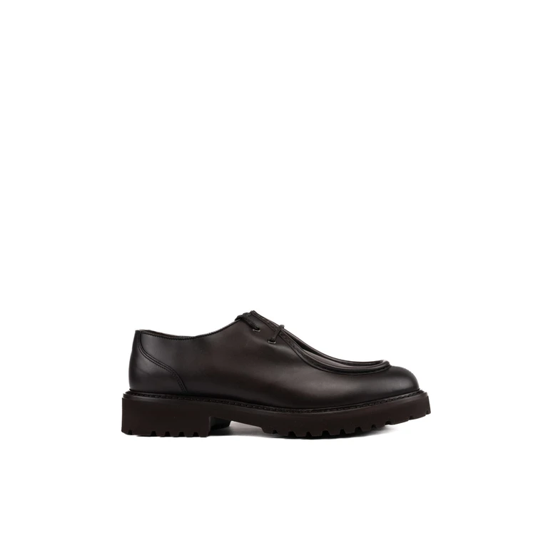 Doucal's Leather Derby Moccasins