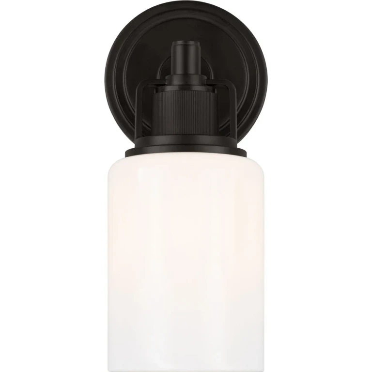 Aged Iroged Iron Bathroom Vanity Light from the Ashford Collection