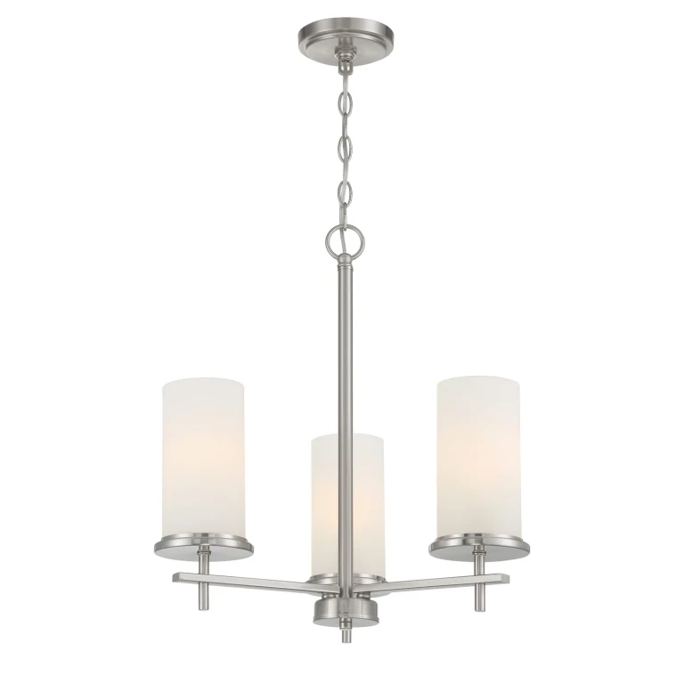 Brushed Nickel Chandelier from the Haisley Collection