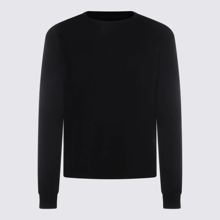 Rick Owens Black Wool Knitwear