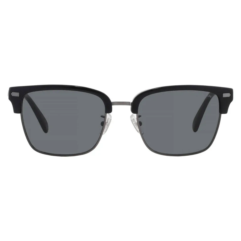 Coach Dark Grey Square Mens Sunglasses HC8412 500287 56