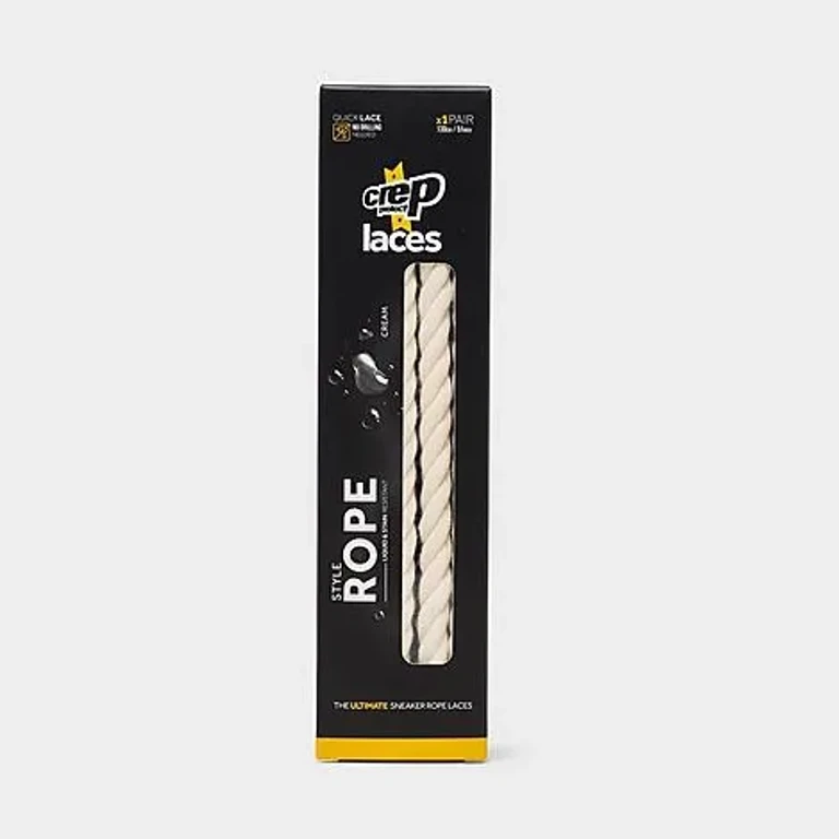 Crep Protect Pre-Treated Rope Laces in Cream