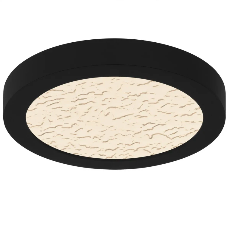 Earth Black LED Flush Mount from the Outskirts Collection