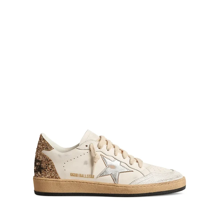 Golden Goose Women's Ball Star Glitter Low Top Sneakers