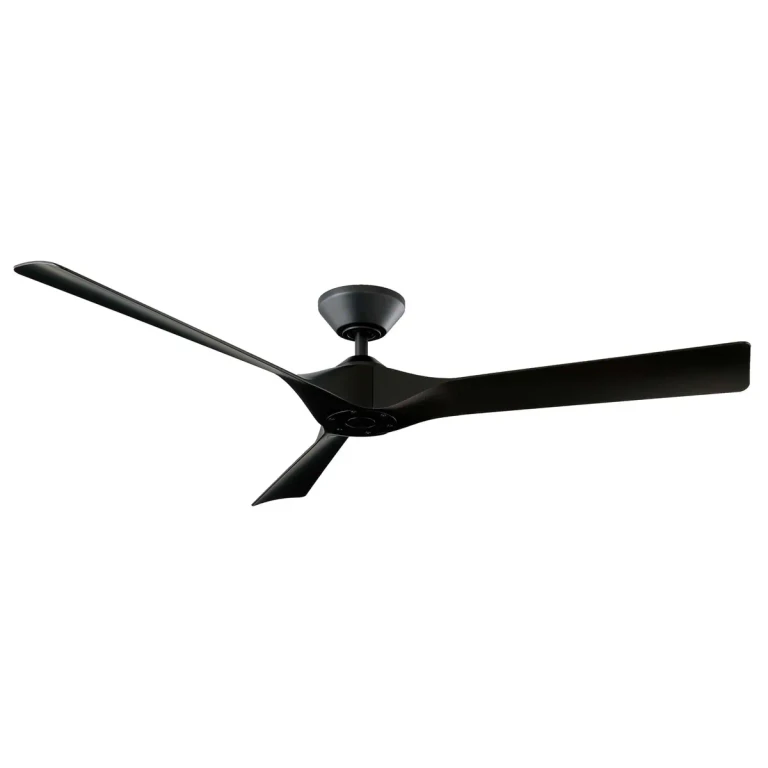 Matte Black 58"Ceiling Fan from the Torque Collection