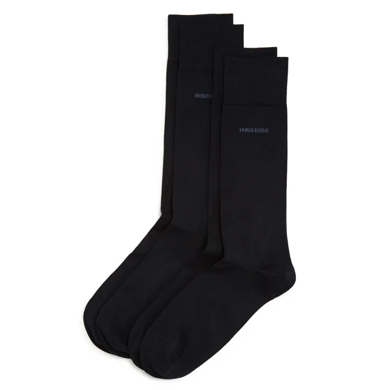Boss Solid Dress Socks - Pack of 2