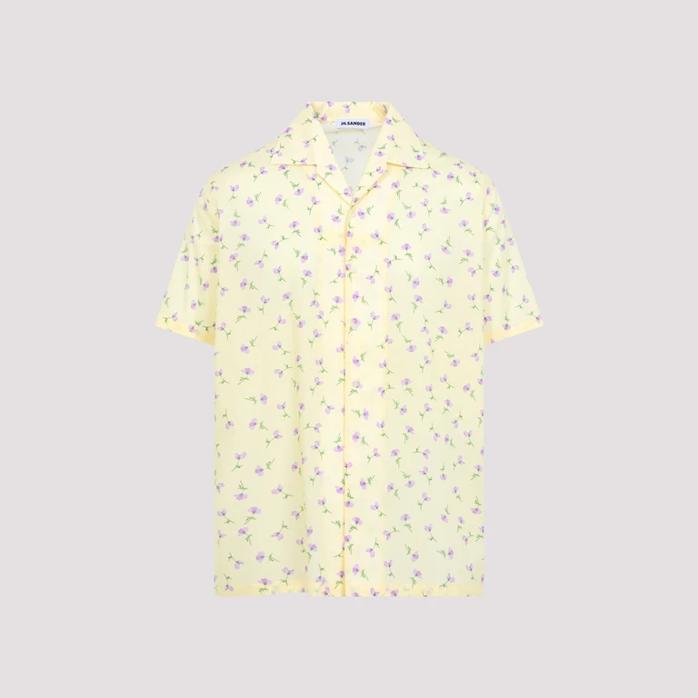 Jil Sander Cotton Shirt Yellow & Orange - Men