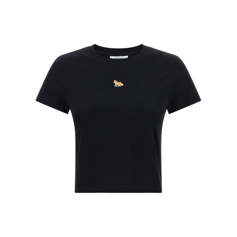 Maison Kitsuné baby Fox Cropped T-shirt