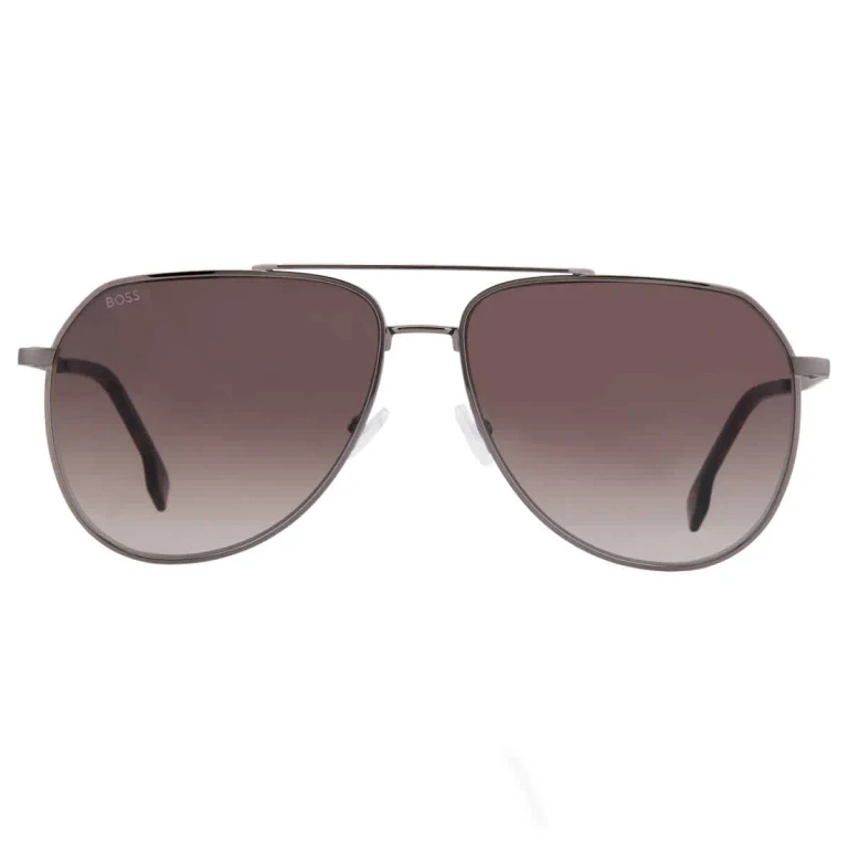 Hugo Boss Brown Antireflex Pilot Mens Sunglasses BOSS 1447/O/S 0KJ1/86 61