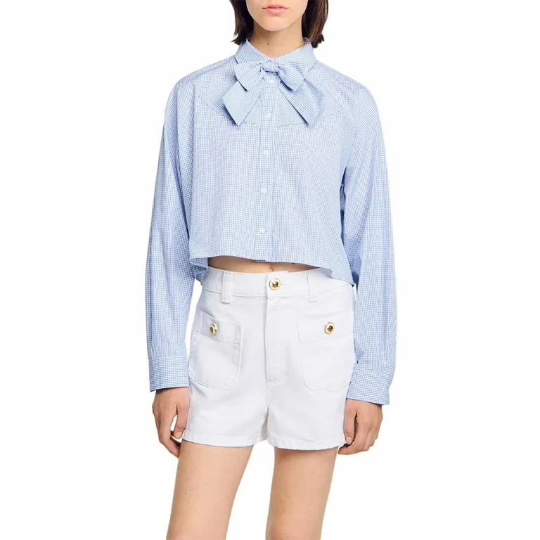 Sandro Bow Collar Shirt