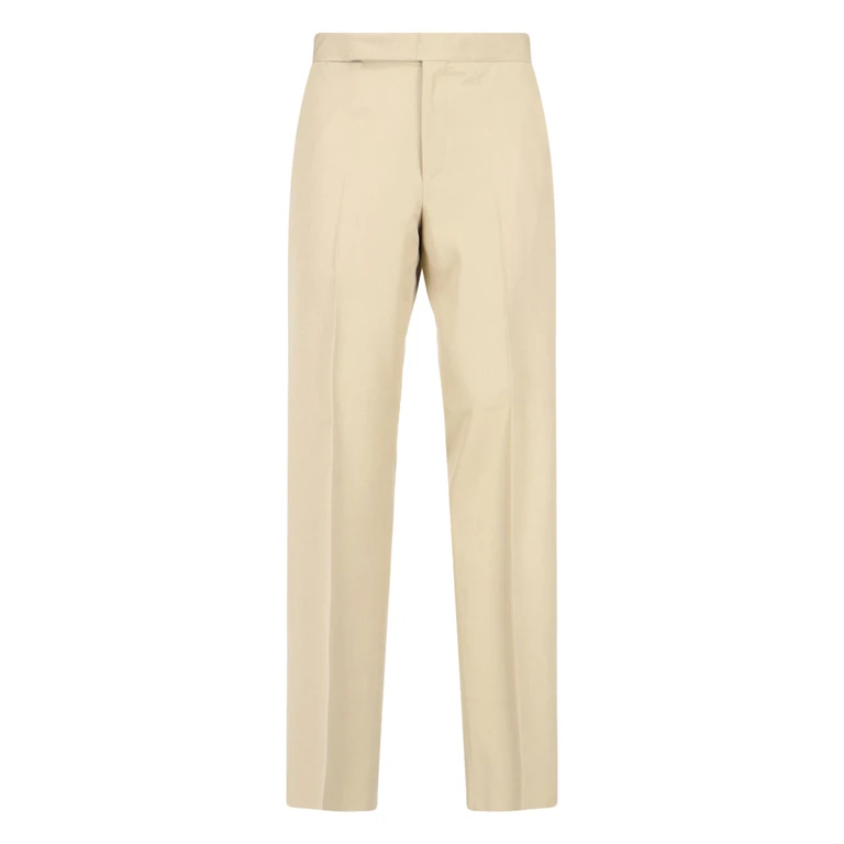 Lardini Trousers Beige Viscose - Men