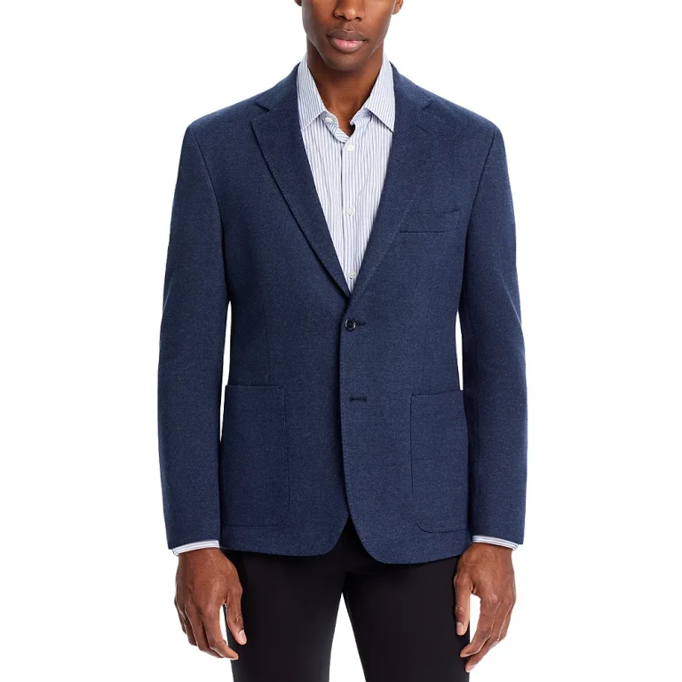 Cotton & Linen Jersey Regular Fit Unstructured Sport Coat - Exclusive