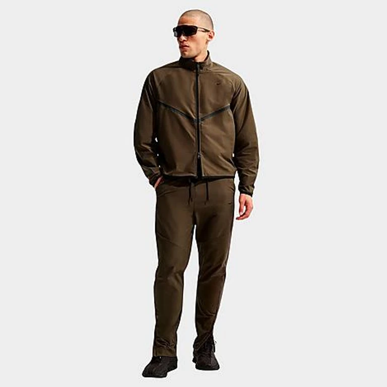 Nike Men's Tech Dri-FIT Shori Knit Pants in Dark Hazel/Black Size: XS