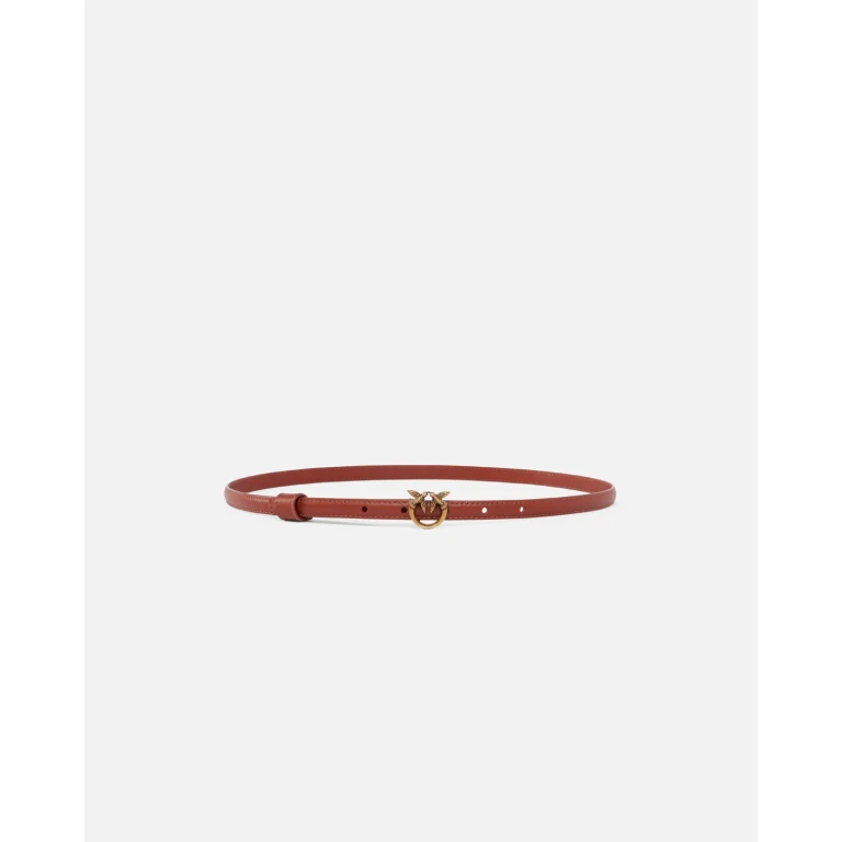 Pinko - Fine ceinture avec boucle Love Birds 1 cm - M