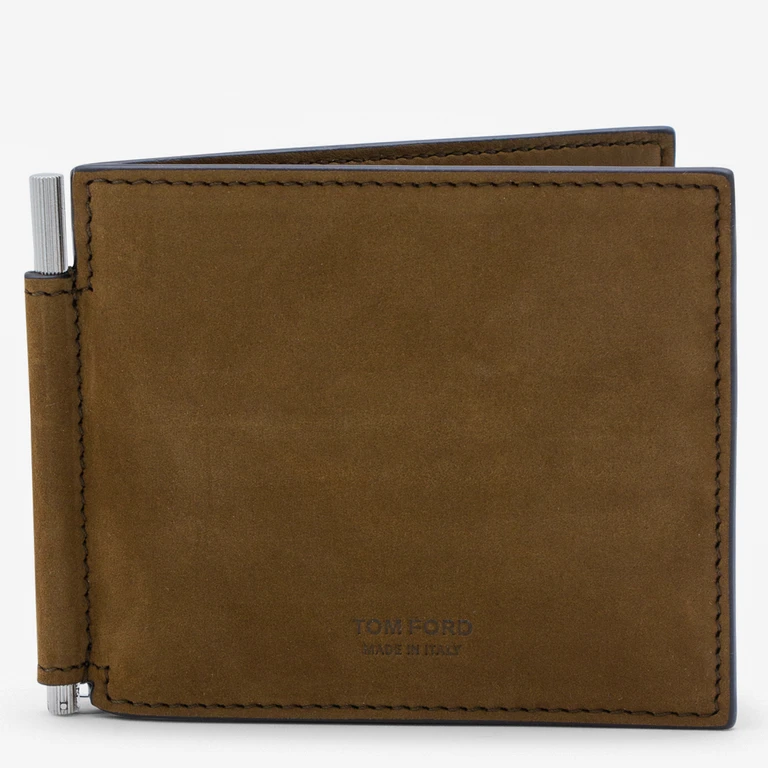 Tom Ford Wallets Brown Calf Leather - Men