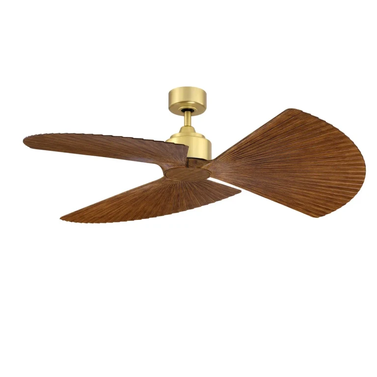 Brushed Satin Brass Custom Motor from the TriAire Custom Collection