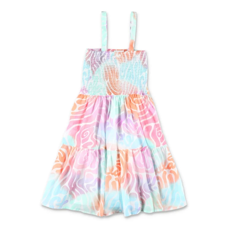 Stella Mccartney Kids Printed Cotton Sundress For Girls