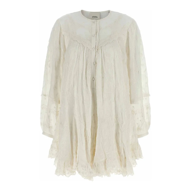 Isabel Marant Robe Au Genou - Blanc