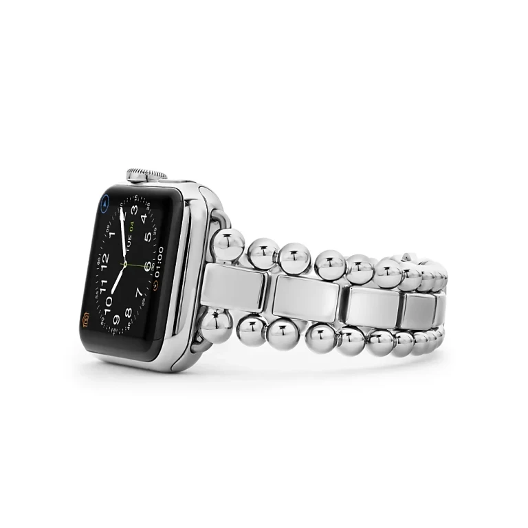 Lagos Smart Caviar Stainless Steel Apple Watch Bracelet, 38-44mm