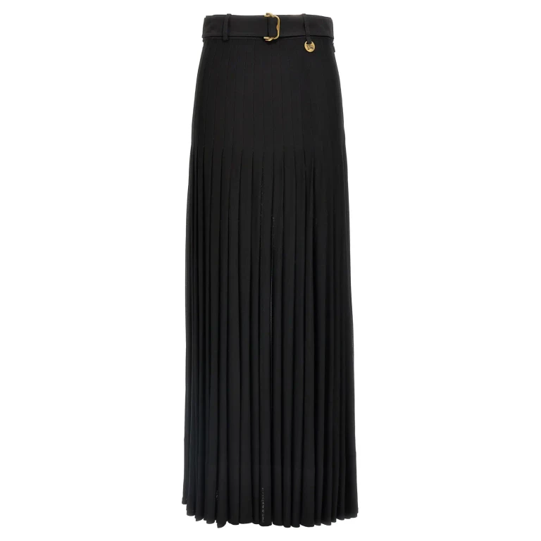 Burberry Check Pleated Skirt