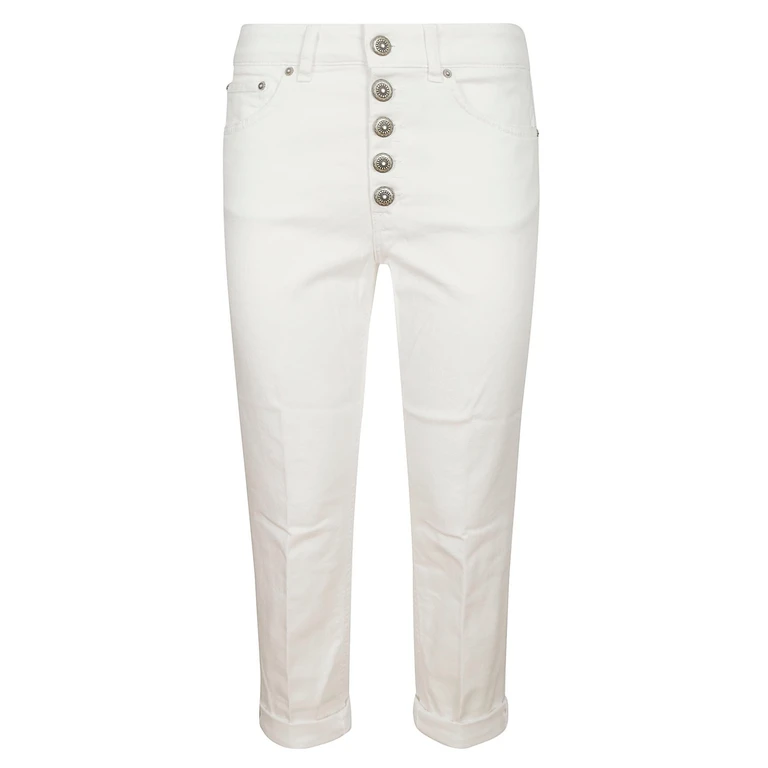 Dondup Koons Bot Gioie White Co Eme Ea Pant - Women