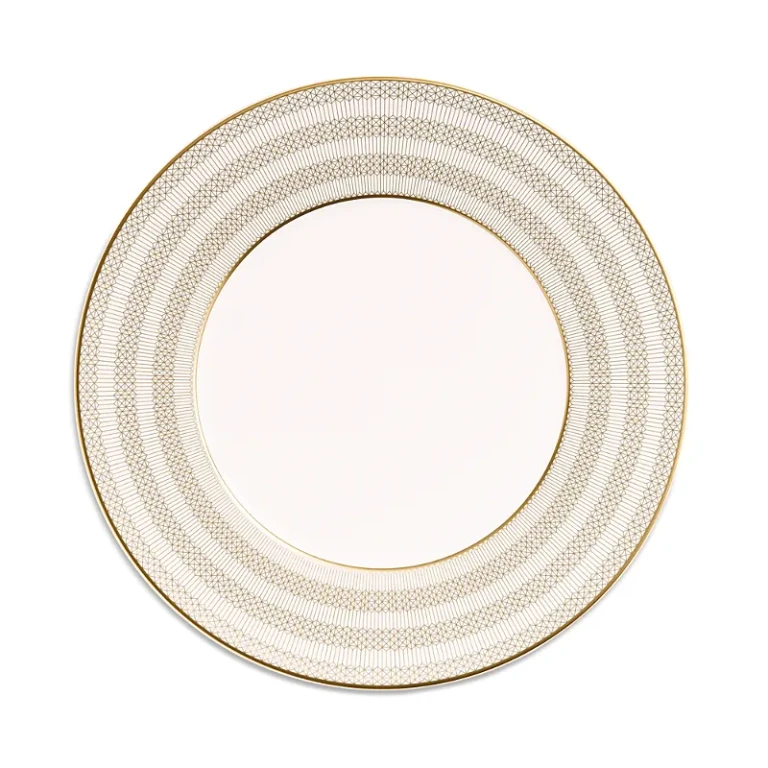Baccarat Arcadia Gold Dinner Plates, Set of 2