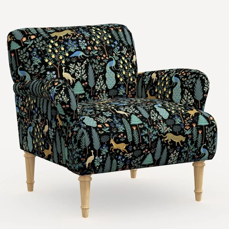 Bristol Menagerie Black Accent Chair