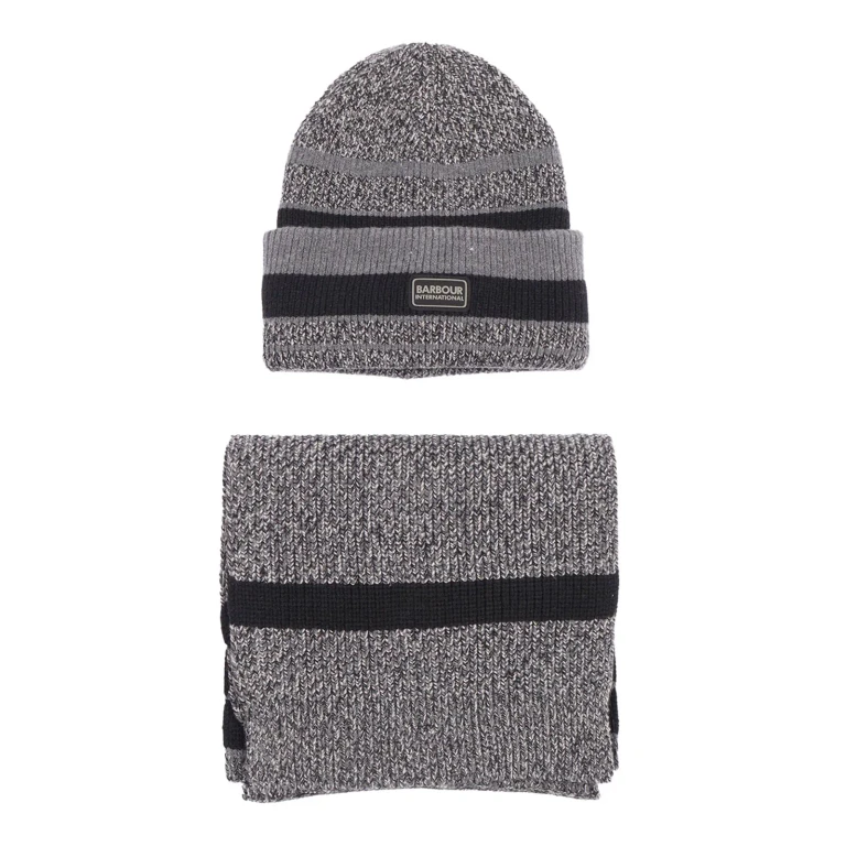 Barbour Boston Beanie & Scarf Gift Set