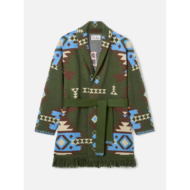 MC2 Saint Barth Woman Cardigan Cristabel With Belt