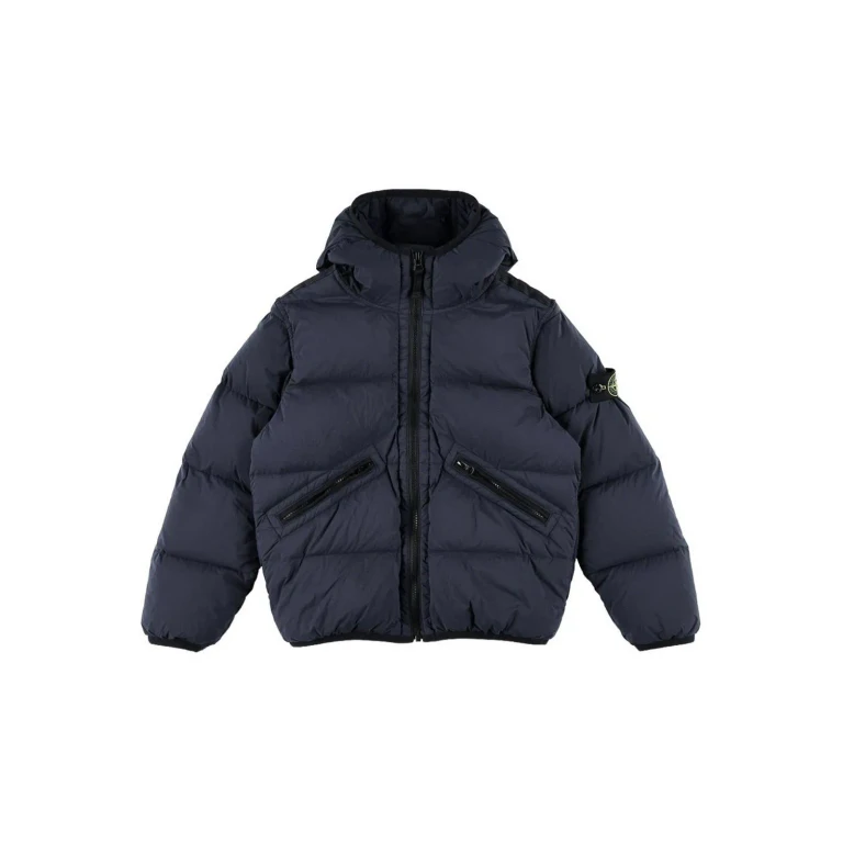 Stone Island Junior Blouson Rembourré - Bleu
