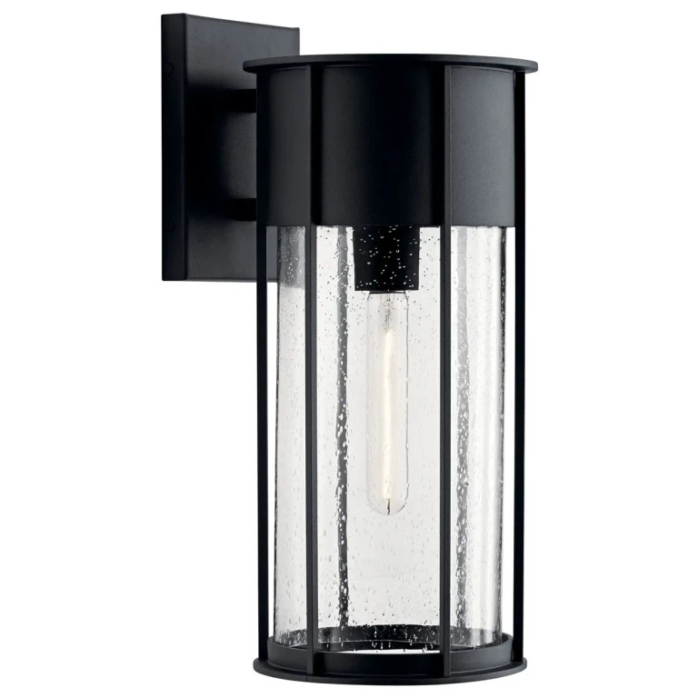 Camillo 18" Outdoor Light in Textured Black