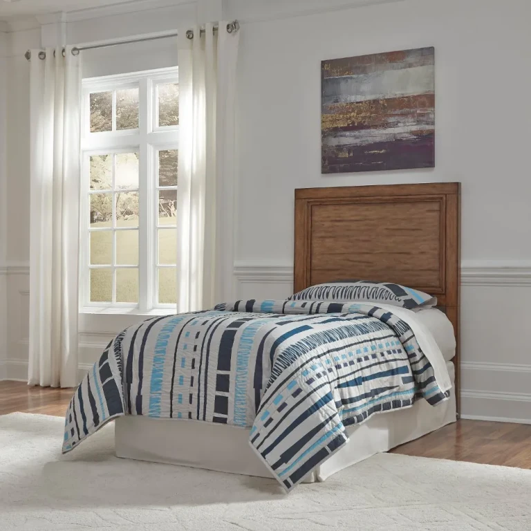 Rustic Contemporary Toffee Brown Twin Headboard - Sedona