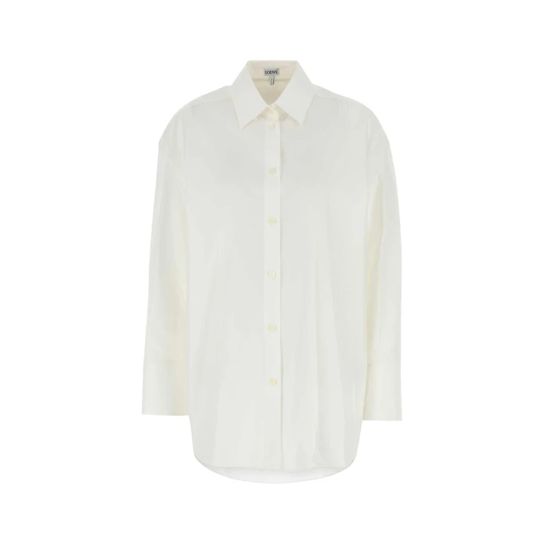 Prada White Poplin Oversize Shirt