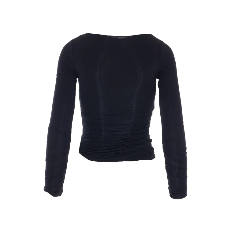 Elisabetta Franchi Top Black Viscose - Women