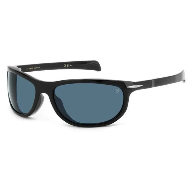 David Beckham Blue Wrap Mens Sunglasses DB 7117/S 807/KU