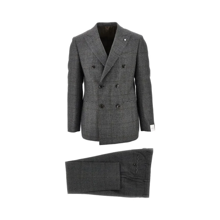 LUIGI BIANCHI Prince of Wales tailored suit Man 48