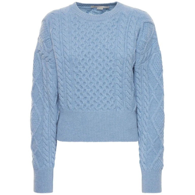 Stella McCartney Elegant Blue Sweater For Casual Look