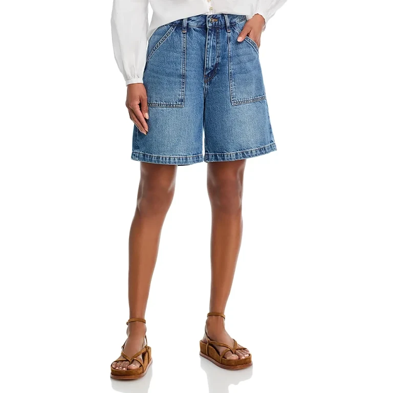 Frame The Utility Denim Shorts