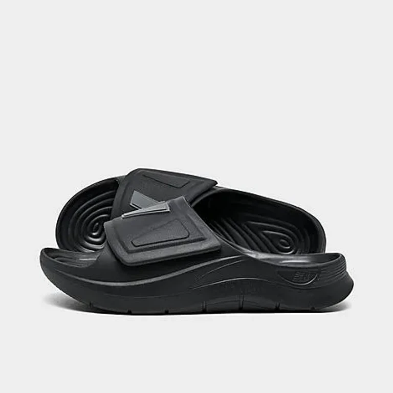 New Balance Men's 202XA Slide Sandals in Black/Castlerock Size: 11.0