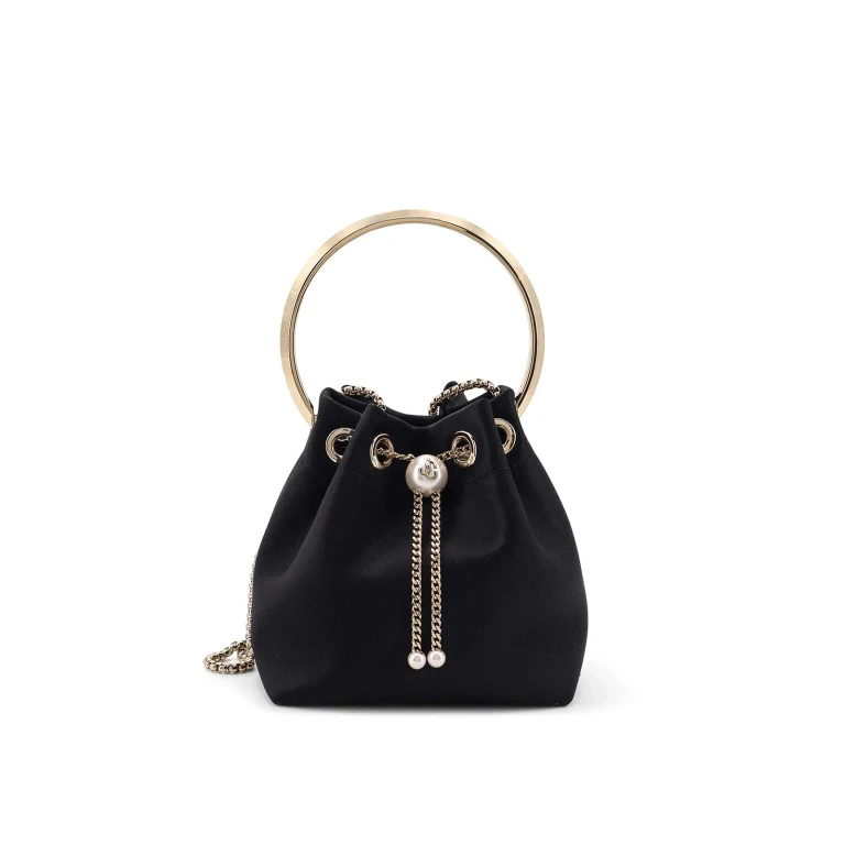 Bolso Bandolera Jimmy Choo Plateado