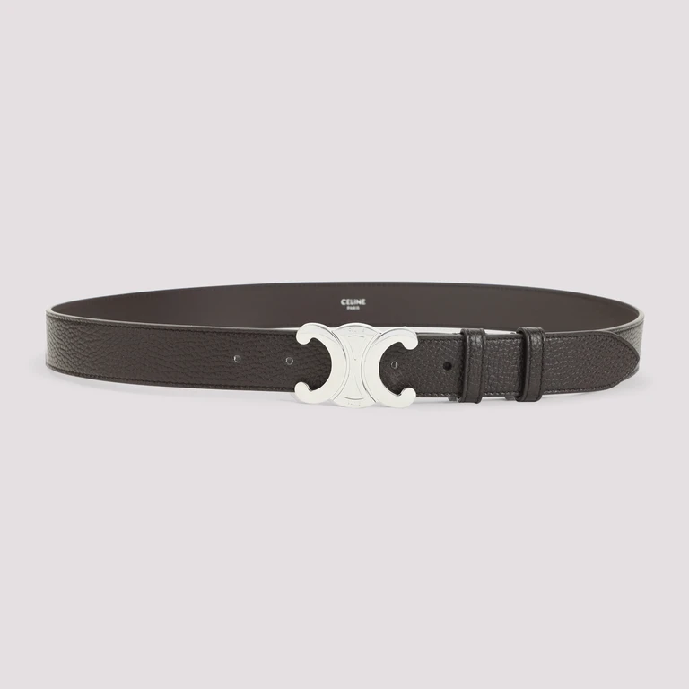 Celine Large 30mm Brown Calf Leather Belt - Men
